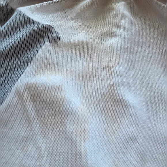 bebe Strapless Dress with Black and Neon Yellow Pattern - Picture 8 of 10